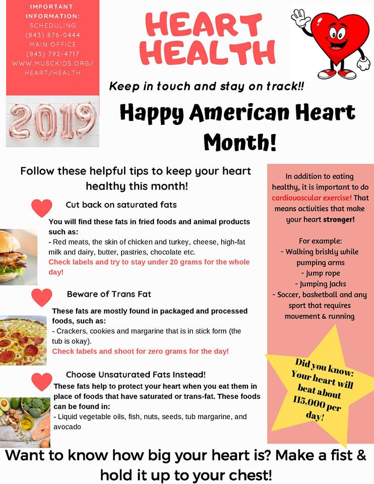 Printable Heart Health Flyers